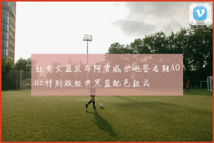 杜克女篮发布阿贾威尔逊签名鞋AOne特别版经典黑蓝配色款式